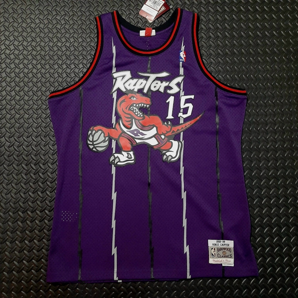 Toronto Raptors #15 Vince Carter 1998-99 Mitchell and Ness jersey size XL